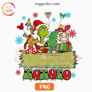 The Grinch Custom Name PNG, Cindy Lou Who Christmas PNG Digital Download