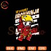 Ironninja SVG, Funny Iron Man SVG PNG EPS DXF Downloads