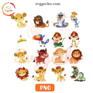 Cute Lion King Characters PNG Clipart, Simba Mufasa Scar PNG, Nala PNG, Rafiki PNG