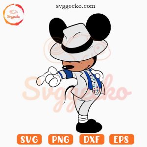 Mickey Michael Jackson SVG, Criminal Dance SVG, Mickey Mouse Custom SVG PNG Digital Download