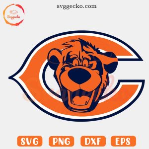 Chicago Bears Baloo Logo SVG, Bears NFL Disney SVG PNG Downloads