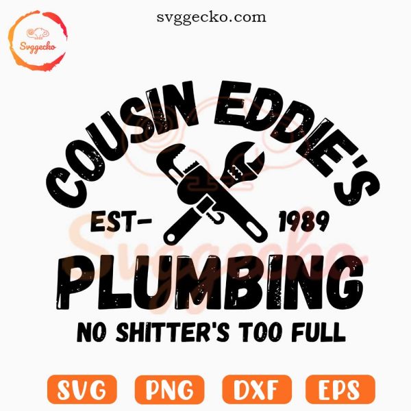 Cousin Eddie's Plumbing SVG, National Lampoon's Christmas Vacation SVG, Clark Griswold SVG