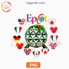 Epcot Christmas PNG, Walt Disney World Resort Xmas PNG Digital File