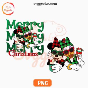 Minnie And Daisy Christmas PNG, Disney Girl Friends Christmas PNG Digital Downloads
