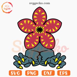 Cute Demogorgon SVG, Monster Stranger Things SVG PNG Cut Files