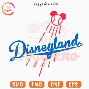 Disneyland Los Angeles Dodgers SVG PNG Digital Download