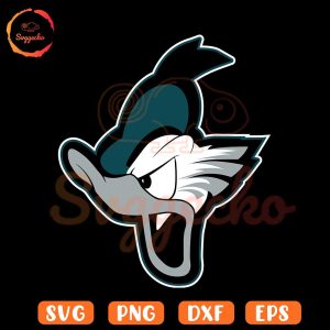 Philadelphia Eagles Donald Duck Logo SVG, Eagles NFL Disney SVG PNG Instant Download