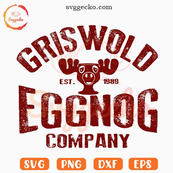 Griswold Eggnog Company SVG, Christmas Vacation Movie SVG PNG Digital Download