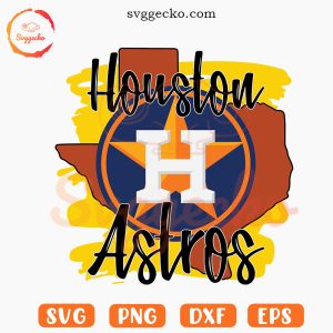 Houston Astros Texas SVG, Houston Space City Baseball SVG PNG Cut Files