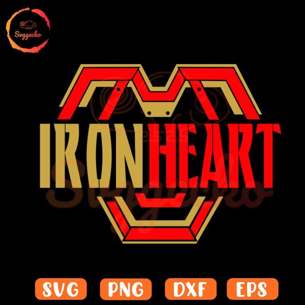Ironheart Logo SVG, Riri Williams SVG, Marvel Superhero Woman SVG PNG Cutting Files