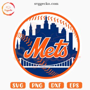 New York Mets Logo SVG, New York City Baseball SVG, Mets MLB SVG PNG Files