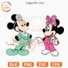 Mickey Minnie Nurse SVG, Cute Nursing SVG, Medical SVG, Doctor SVG PNG Files