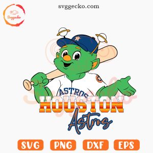 Houston Astros Orbit SVG, Houston Astros Mascot SVG, Houston City Baseball SVG PNG