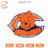 Chicago Bears Winnie The Pooh Logo SVG, Pooh Bears NFL Team SVG PNG Cut Files