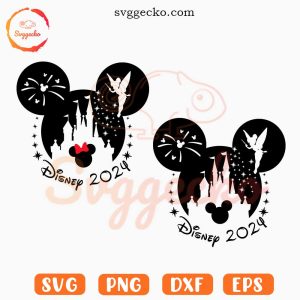 Disney 2024 Mouse Head SVG, Disneyland SVG, Family Vacation 2024 SVG PNG Cut Files