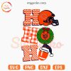 Ho Ho Ho Bears SVG, Bears Xmas Wreath SVG, Chicago Bears Christmas SVG PNG Cut Files