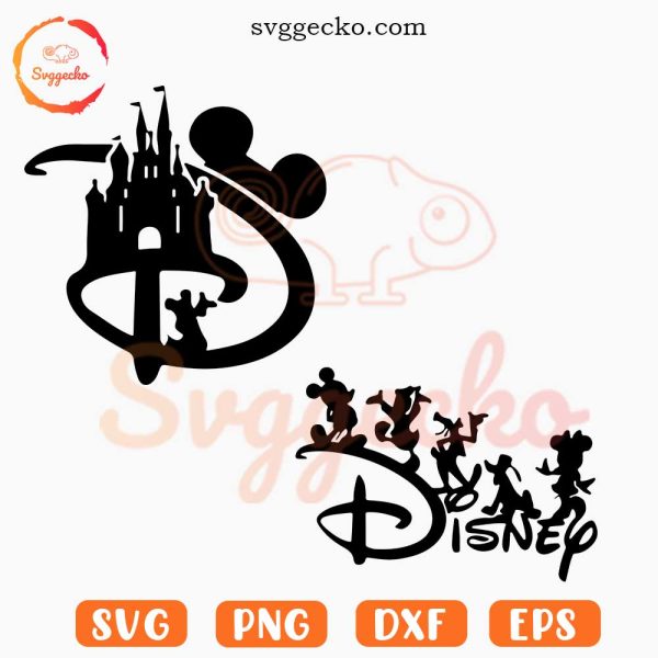 Disney SVG, Mouse Friends SVG, Disney World SVG PNG Cutting Files