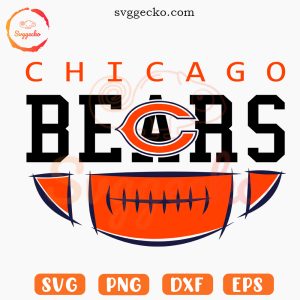 Chicago Bears Football SVG, Bears Logo SVG PNG Digital Download