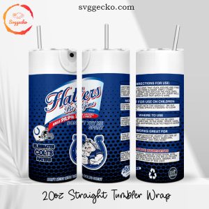 Colts Haters Be Gone 20oz Straight Tumbler Wrap Designs, Funny Indianapolis Colts Skinny Tumbler PNG Files