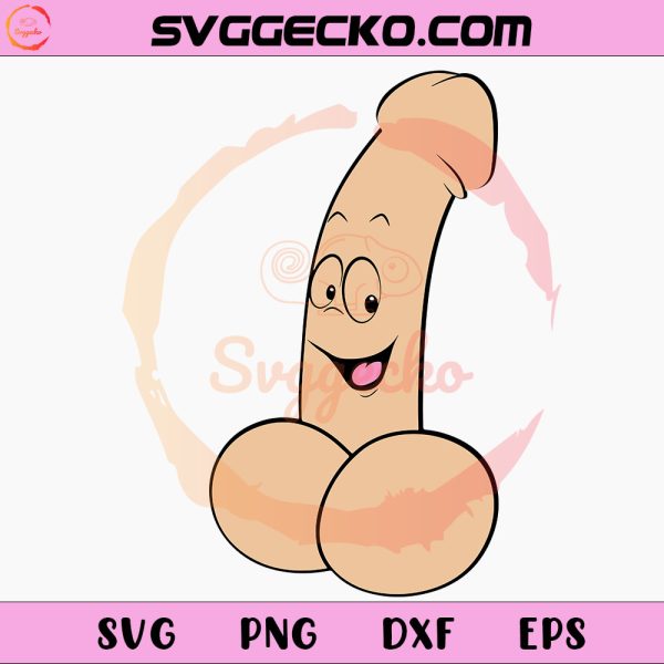 Penis Smiling Face SVG