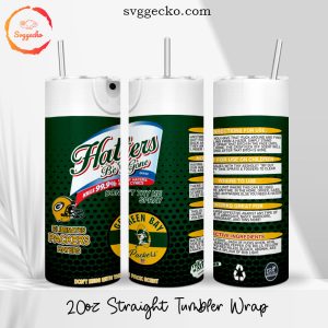 Packers Haters Be Gone 20oz Straight Tumbler Wrap PNG, Funny Green Bay Packers Skinny Tumbler PNG Designs