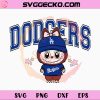 Labubu Los Angeles Dodgers SVG, Labubu X Baseball SVG, Labubu MLB SVG PNG