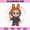 Labubu Bloody Chucky SVG, Labubu Halloween SVG PNG