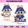 Labubu Buffalo Bills SVG, Labubu Football Teams SVG, Labubu NFL SVG PNG Files