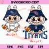 Labubu Tennessee Titans SVG, Labubu Football Teams SVG, Labubu NFL SVG PNG Files