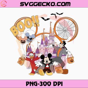 Mickey And Friend Halloween PNG, Mickey Disney Land Halloween PNG, Disney Halloween PNG