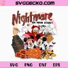 Mickey Nightmare On Main Street SVG, Mickey And Minnie Halloween SVG
