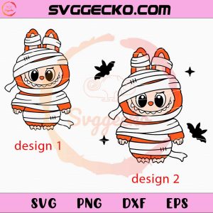 Mummy Labubu Halloween SVG, Labubu Halloween SVG, Labubu Spooky SVG PNG Files
