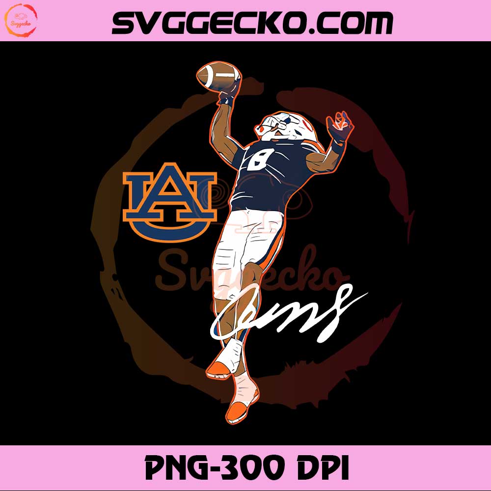 Auburn Football Cam Coleman Superstar Pose PNG Auburn Football Cam Coleman Superstar Pose PNG