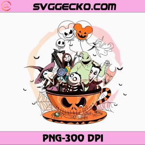 Disney Nightmare Before Christmas Jack Skellington Pumpkin Cup Halloween PNG