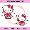 Hello Kitty Candy Cane SVG Bundle, Hello Kitty Christmas SVG PNG