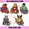 Marvel Superhero Ghost Halloween PNG Bundle, Superhero Trick or Treat PNG Design
