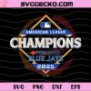 American League Champions 2025 Toronto Blue Jays SVG, American League Champions 2025 SVG