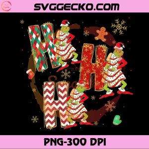 Funny Grinch Ho Ho Ho PNG, Christmas Grinch Girl PNG, Festive Holiday Humor PNG