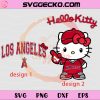 Hello Kitty X Los Angeles Angels SVG, Hello Kitty Baseball SVG, Hello Kitty MLB Logo SVG PNG