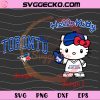 Hello Kitty X Toronto Blue Jays SVG, Hello Kitty Baseball SVG, Hello Kitty MLB Logo SVG PNG