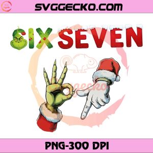 Grinch Hand Six Seven Christmas PNG
