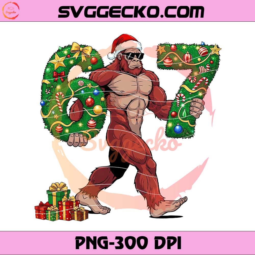 Bigfoot 67 Christmas PNG, Six Seven Meme Xmas Gift PNG Bigfoot 67 Christmas PNG, Six Seven Meme Xmas Gift PNG