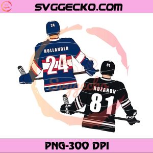 Shane Hollander And Ilya Rozanov PNG, Heated Rivalry PNG Design