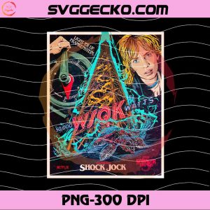 Shock Jock Robin Buckley WSQK Radio PNG, Stranger Things Season 5 Poster PNG