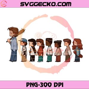 Stranger Steve And Seven Dwarfs PNG, Stranger Things Cartoon PNG