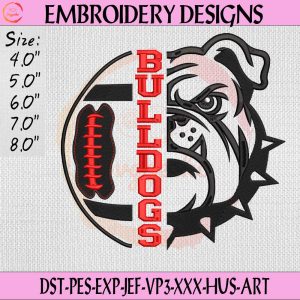 Parody Georgia Bulldogs Embroidery Design, Bulldogs NCAA Embroidery Design, NCAA Football Embroidery Design