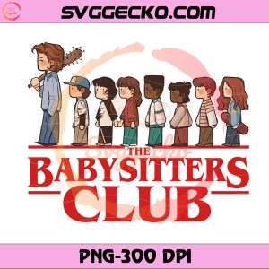 The Babysitters Club Stranger Things PNG, Steve Harrington The Babysitter PNG 300 DPI