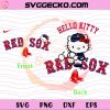 Hello Kitty Boston Red Sox MLB SVG, Hello Kitty Baseball Teams SVG, Hello Kitty MLB Teams SVG PNG