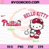 Hello Kitty Philadelphia Phillies MLB SVG, Hello Kitty Baseball Teams SVG, Hello Kitty MLB Teams SVG PNG