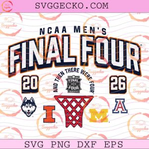 2026 NCAA Men's Final Four Indianapolis SVG, 2026 NCAA Men’s Basketball Final Four And Then There Were Four